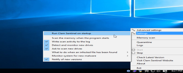 Portable Clam Sentinel 1.22 download