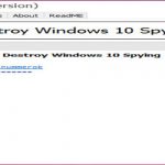 Destroy Windows 10 Spying (DWS) 1.0.2.0 Final download