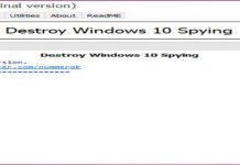 Destroy Windows 10 Spying (DWS) 1.0.2.0 Final download