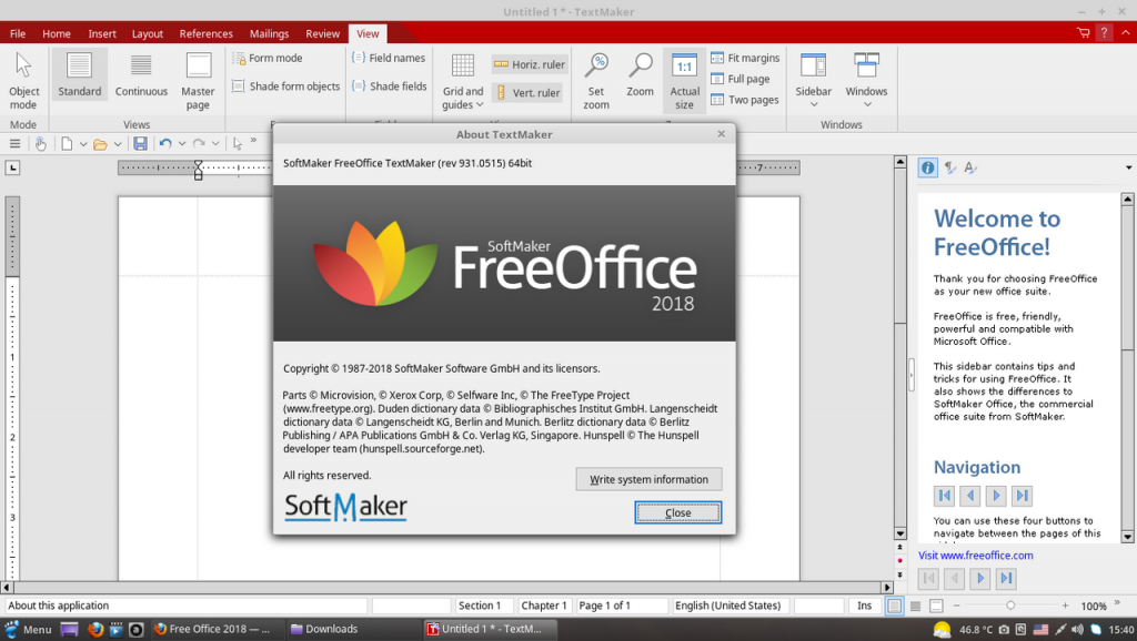 Излезе FreeOffice 2018