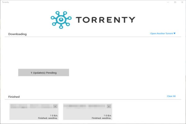 Приложението Torrenty за Windows 10 е премахнато